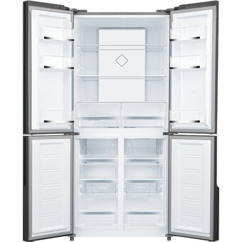  Холодильник Weissgauff WCD 450 Bru Steel Glass NoFrost Inverter 