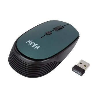  Мышь беспроводная HIPER HOMW-084 1600dpi, зеленый 