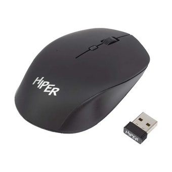  Мышь беспроводная HIPER HOMW-091 1600dpi, черный 