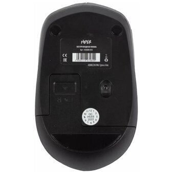  Мышь беспроводная HIPER HOMW-092 1600dpi, серый 