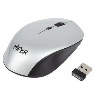  Мышь беспроводная HIPER HOMW-092 1600dpi, серый 