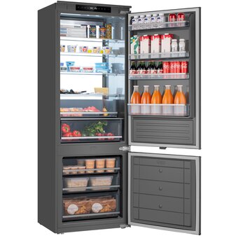  Встраиваемый холодильник Weissgauff WRKI 1970 Total NoFrost Inverter Premium EcoFresh Inox 
