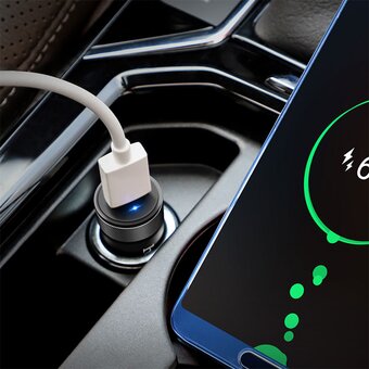  АЗУ HOCO Z32 Speed Up single port QC3.0, black 