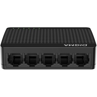  Коммутатор неуправляемый Digma DSW-105GE DSW-105GEV2 (L2) 5x1Гбит/с 