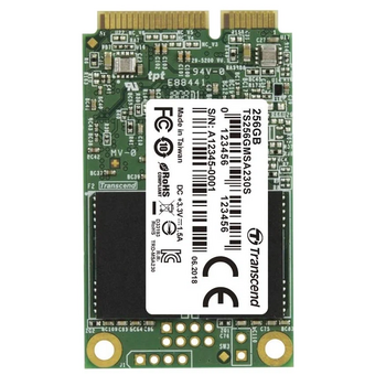 SSD Transcend MSA230S TS256GMSA230S 256GB, mSATA, SATA III, 3D TLC R/W - 560/500 MB/s   SSD Transcend MSA230S TS256GMSA230S 256GB, mSATA, SATA III, 3D TLC R/W - 560/500 MB/s