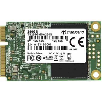 SSD Transcend MSA230S TS256GMSA230S 256GB, mSATA, SATA III, 3D TLC R/W - 560/500 MB/s   SSD Transcend MSA230S TS256GMSA230S 256GB, mSATA, SATA III, 3D TLC R/W - 560/500 MB/s
