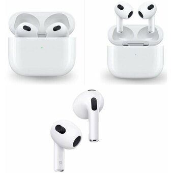  Гарнитура вкладыши Apple AirPods 3 A2565,A2564,A2566 MME73AM/A белый 