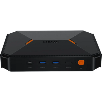  Неттоп Chuwi HeroBox (CWI527P) Intel N-series N100(0.8Ghz) 8192Mb 256SSDGb Intel UHD Graphics 600 BT WiFi Black Win11Pro 