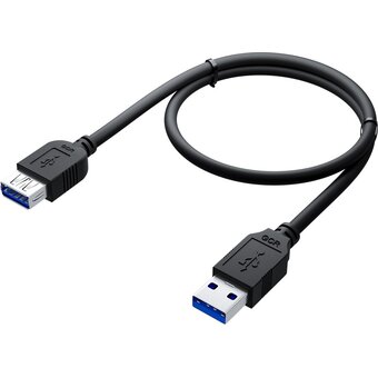  Удлинитель Greenconnect GCR-52701 USB 3.0 AM/AF 2.0m черный 