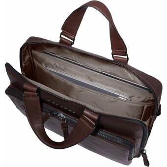  Сумка для ноутбука Piquadro Harper CA4098AP/TM темно-коричневый натур.кожа 