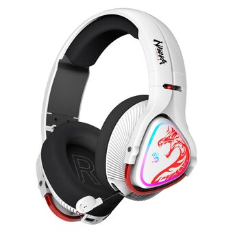 Наушники с микрофоном A4Tech Bloody MR720 (MR720 Naraka) белый/красный 