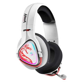  Наушники с микрофоном A4Tech Bloody MR720 (MR720 Naraka) белый/красный 