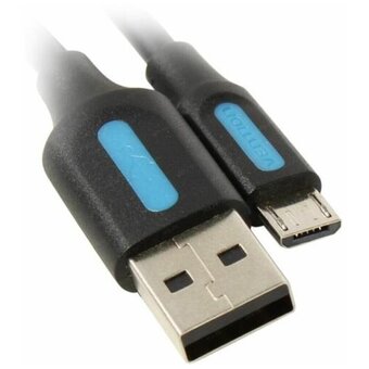  Кабель Vention COLBH USB 2.0 AM/micro B 5pin 2м черный 
