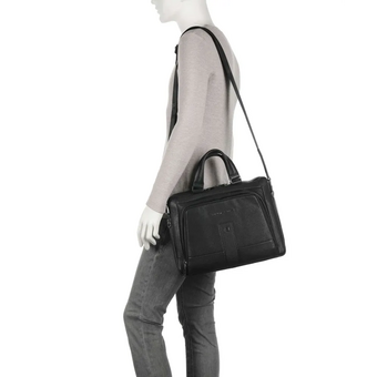  Сумка для ноутбука Piquadro Carl CA4098S129/N черный натур.кожа 