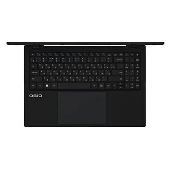  Ноутбук OSIO FocusLine B150I-009B 15.6", IPS, Intel N-series N100 0.8ГГц, 4-ядерный, 8ГБ 512ГБ SSD, Intel UHD Graphics, без ОС 