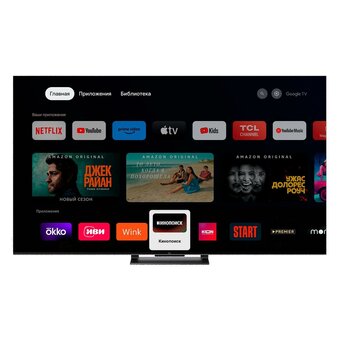  Телевизор TCL 65C745 черный 