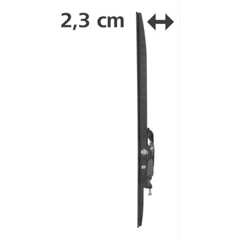  Кронштейн для телевизора Hama 00220809 черный 32"-65" макс.35кг настенный фиксированный 