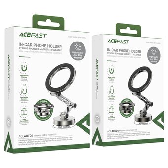  Держатель-кольцо для смартфона ACEFAST D20 magnetic folding holder серебро 