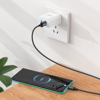  Дата-кабель HOCO X89 Wind charging Type-C (чёрный) 