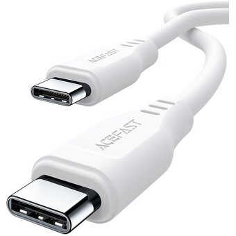  Кабель ACEFAST C3-03 USB-C to USB-C TPE charging data cable White 