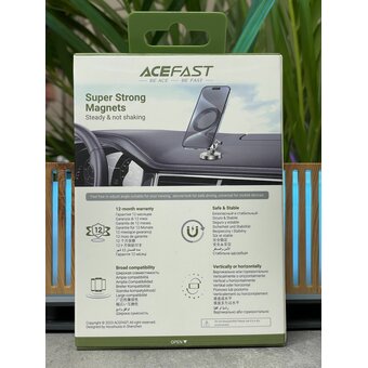  Держатель-кольцо для смартфона ACEFAST D20 magnetic folding holder металик-серый 