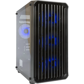  Корпус Eurocase M205 4ARGB черный без БП 00-01003411 Minitower mATX закаленное стекло USB 3.0 