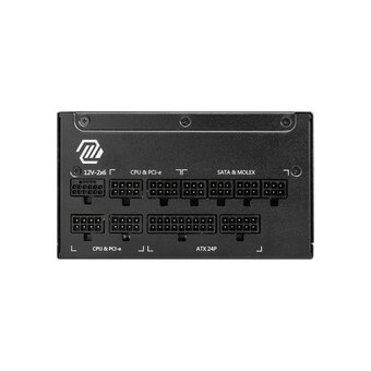  Блок питания MSI Mag A1250GL PCIE5, 1250W (306-7ZP9A11-CE0), 80+ Gold, полностью модульный, ATX 3.0, PCIE5 