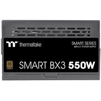  Блок питания Thermaltake Smart BX3 550 (PS-SPD-0550NNFABx-3/PS-SPD-0550NNFABE-3)/Non Modular/Non Light/Full Range/Analog/80 Plus Bronze/EU/Non JP CAP 