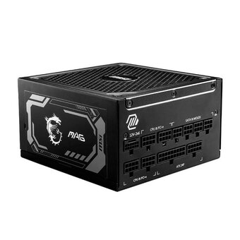  Блок питания MSI Mag A1000GL PCIE5, 1000W (306-7ZP9B11-CE0), 80+ Gold, полностью модульный, ATX 3.0, PCIE5, RTL 