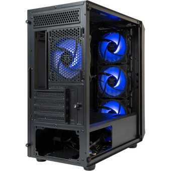  Корпус Eurocase M205 4ARGB черный без БП 00-01003411 Minitower mATX закаленное стекло USB 3.0 