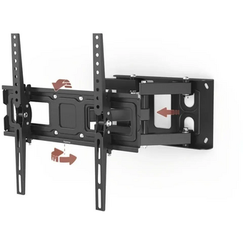  Кронштейн для телевизора Hama 00220830 черный 32"-65" макс.40кг настенный поворотно-выдвижной и наклонный 