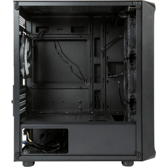  Корпус Eurocase M205 4ARGB черный без БП 00-01003411 Minitower mATX закаленное стекло USB 3.0 