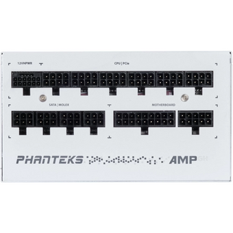  Блок питания PHANTEKS AMP GH 750W (PH-P750GH_WT01) (80 Plus Gold, ATX 3.1, PCIe 5.1, APFC, 120mm Fan, Fully Modular, White) 