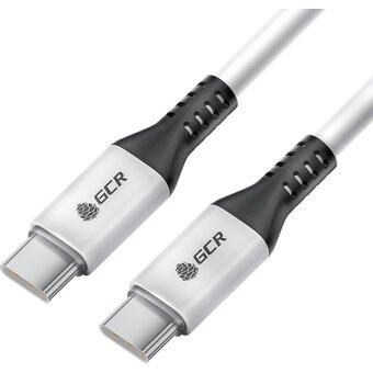  Кабель Greenconnect GCR-53122 Type C-C для MacBook 18W 1.0m белый 