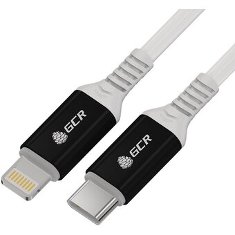  Кабель Greenconnect Premium GCR-53464 TypeC/Lightning 0.5m белый силикон 