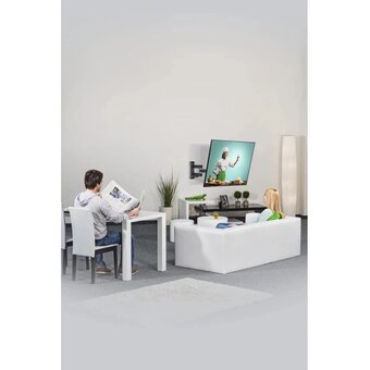  Кронштейн для телевизора Hama 00220822 черный 19"-48" макс.20кг настенный поворотно-выдвижной и наклонный 
