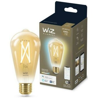  Умная лампа WiZ 929003018701 E27 белая 50Вт 640lm Wi-Fi (1шт) 