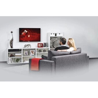  Кронштейн для телевизора Hama 00220813 черный 32"-75" макс.40кг настенный фиксированный 