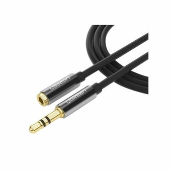  Кабель UGREEN AV118 40673 3.5mm Male to 3.5mm Female Extension Cable 1m Black 