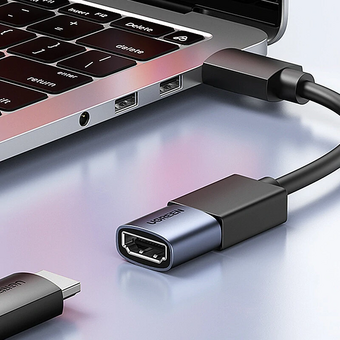  Адаптер UGREEN HD159 90592 HDMI 8K Female to Female Adapter For Extension 1pcs Grey 
