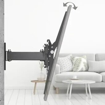  Кронштейн для телевизора Hama 00220832 черный 32"-65" макс.30кг настенный поворотно-выдвижной и наклонный 