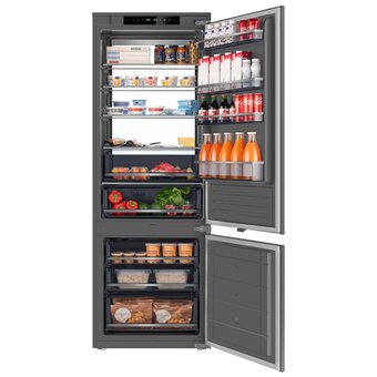  Встраиваемый холодильник Weissgauff WRKI 1970 Total NoFrost Inverter Premium EcoFresh Inox 