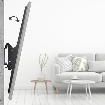  Кронштейн для телевизора Hama 00220844 черный 37"-120" макс.100кг настенный наклон 