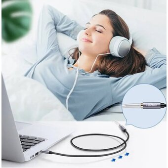  Кабель UGREEN AV118 10593 3.5mm Male to 3.5mm Female Extension Cable 1.5m AV118 Black 
