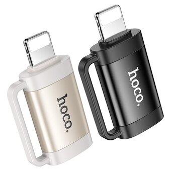  OTG переходник HOCO UA31B iP male to Type-C female OTG adapter серый 