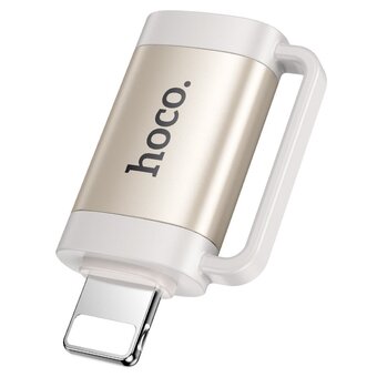  OTG переходник HOCO UA31B iP male to Type-C female OTG adapter серый 