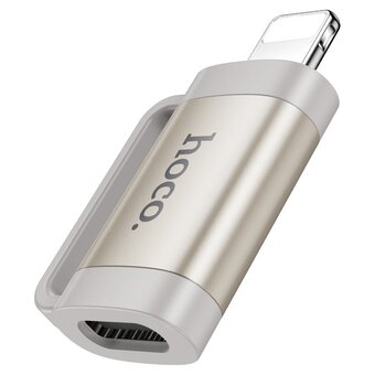  OTG переходник HOCO UA31B iP male to Type-C female OTG adapter серый 