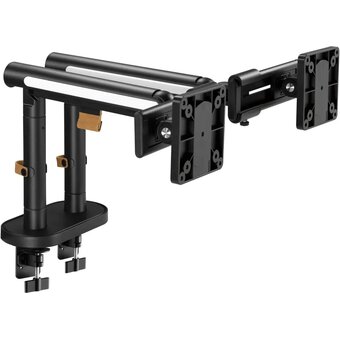  Кронштейн для мониторов Ultramounts UM 727B черный 17"-32" макс.9кг крепление к столешнице поворот и наклон 