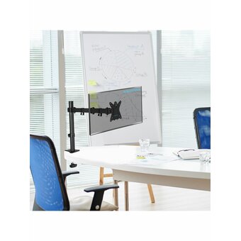  Кронштейн для мониторов Kromax CASPER-507 черный 10"-34" макс.10кг настольный поворот и наклон 