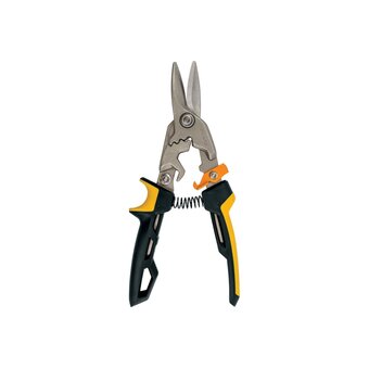  Ножницы по металлу Fiskars PowerGear 1027207 прямые 